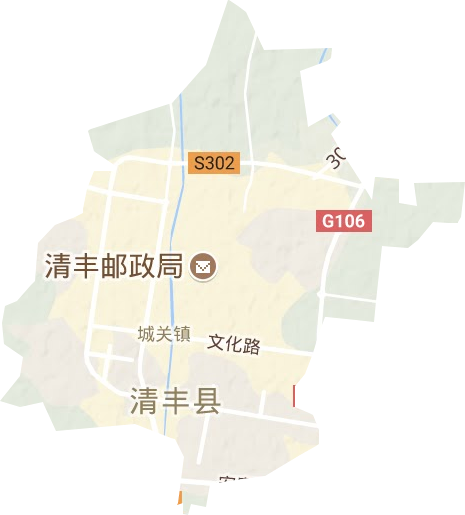 城關鎮地形圖