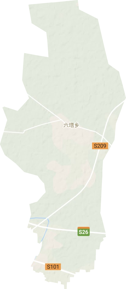 六塔鄉地形圖