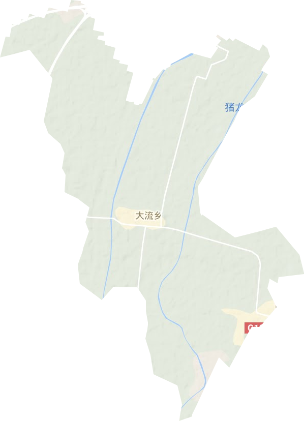 大流鄉(xiāng)地形圖