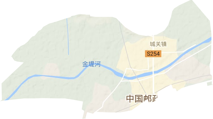 城關鎮地形圖