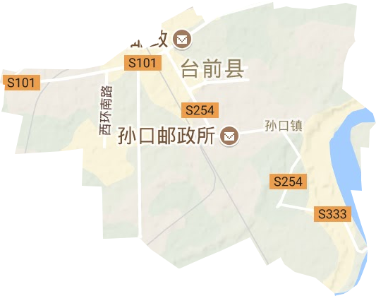 孫口鎮地形圖