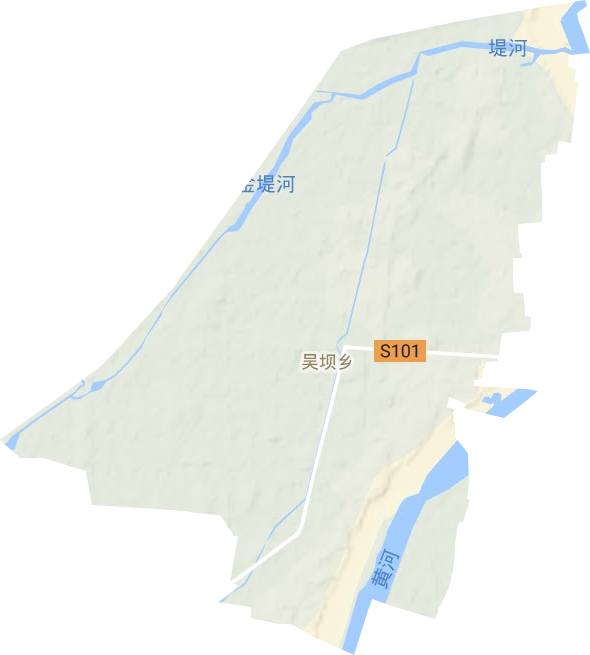 吳壩鎮(zhèn)地形圖