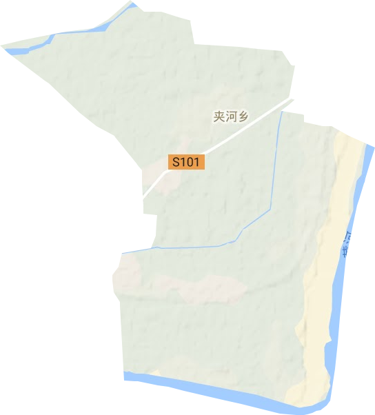 夾河鄉(xiāng)地形圖