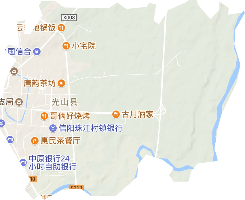 紫水街道地形圖
