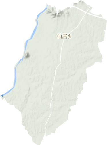 仙居鄉地形圖