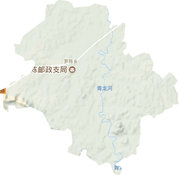 羅陳鄉地形圖