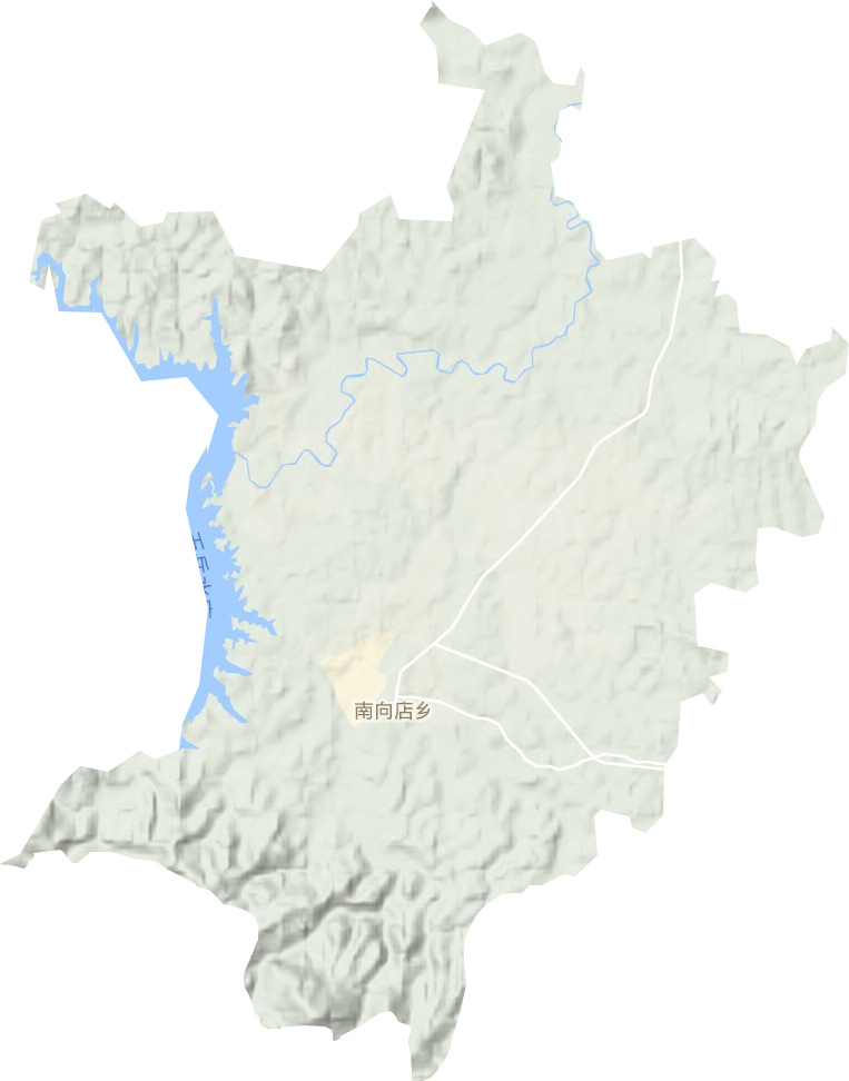 南向店鄉(xiāng)地形圖
