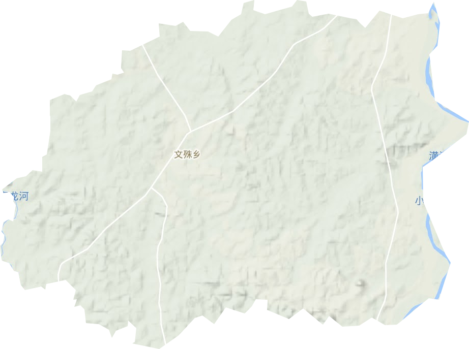 文殊鄉地形圖