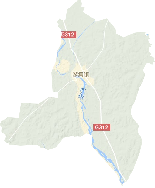 黎集鎮地形圖
