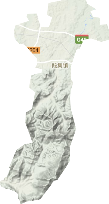 段集鎮地形圖
