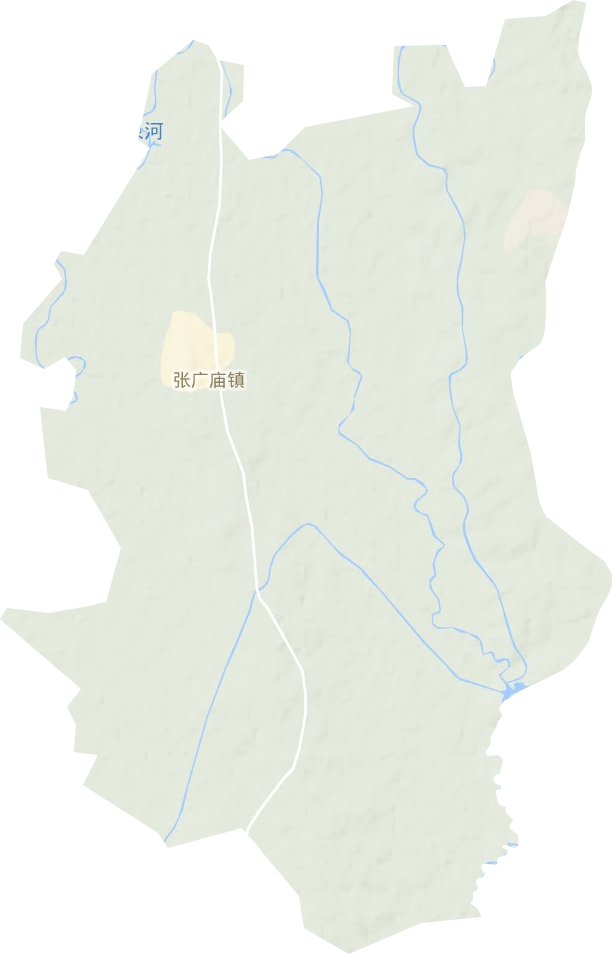 張廣廟鎮(zhèn)地形圖