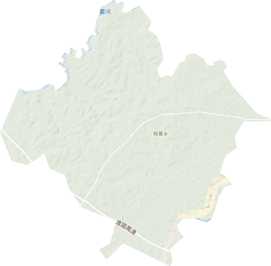 楊集鄉地形圖