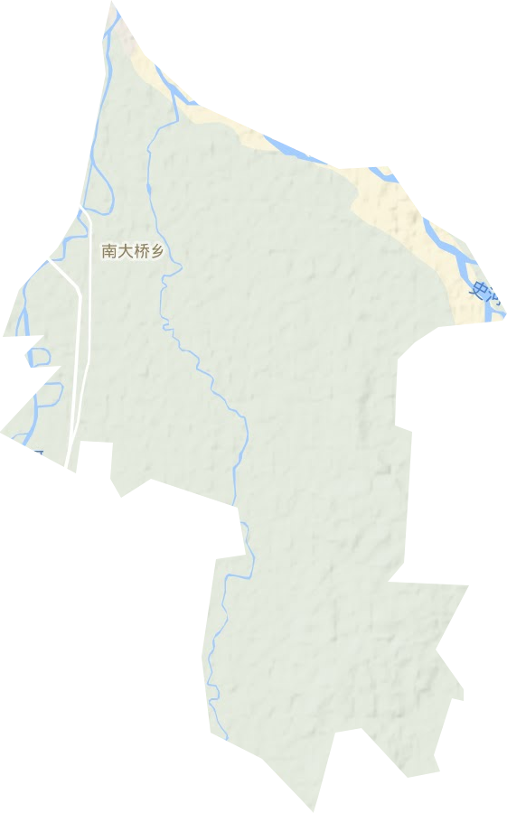 南大橋鄉地形圖