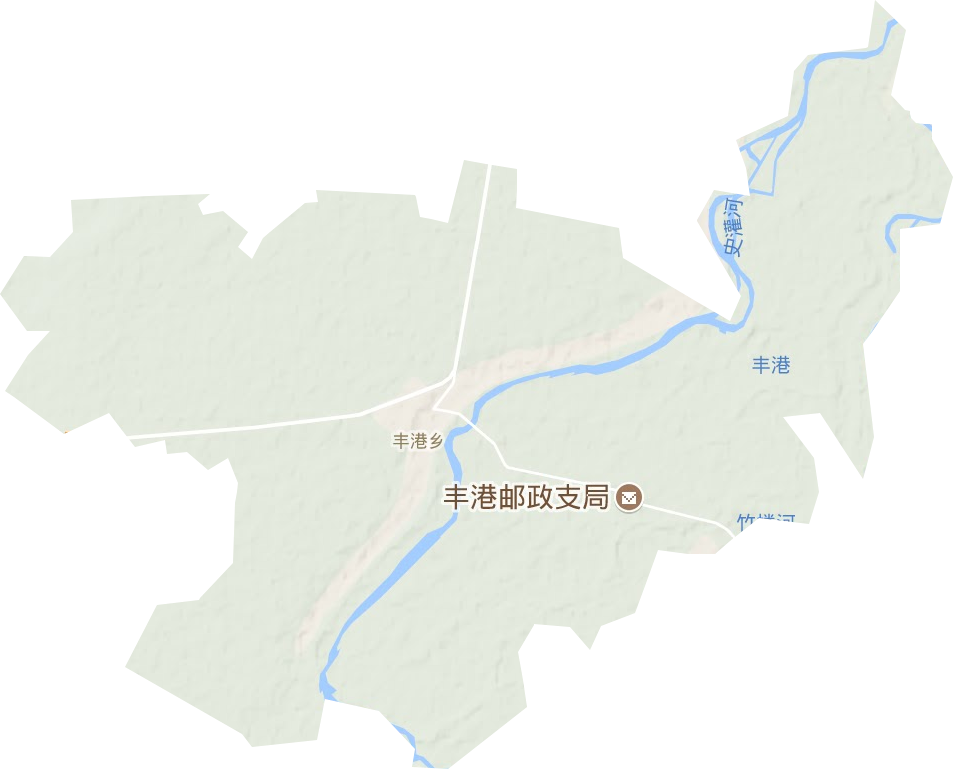豐港鄉地形圖