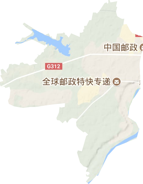 春申街道地形圖