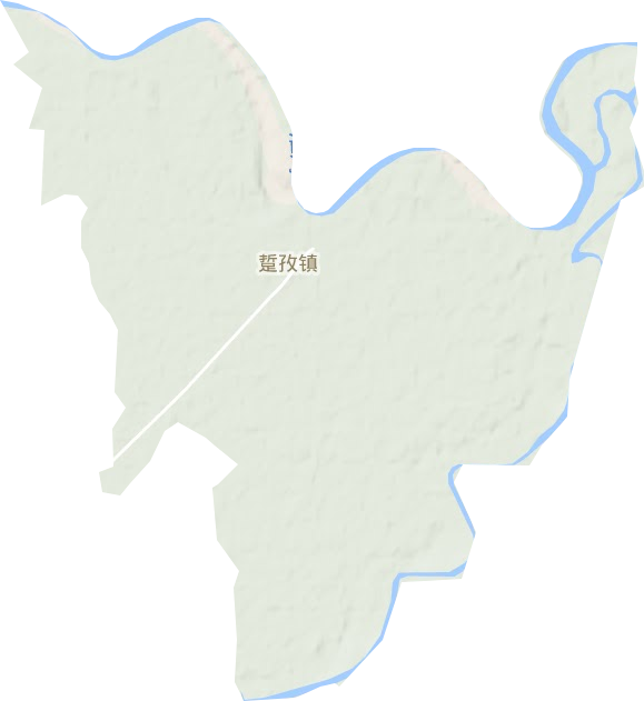 踅孜鎮地形圖