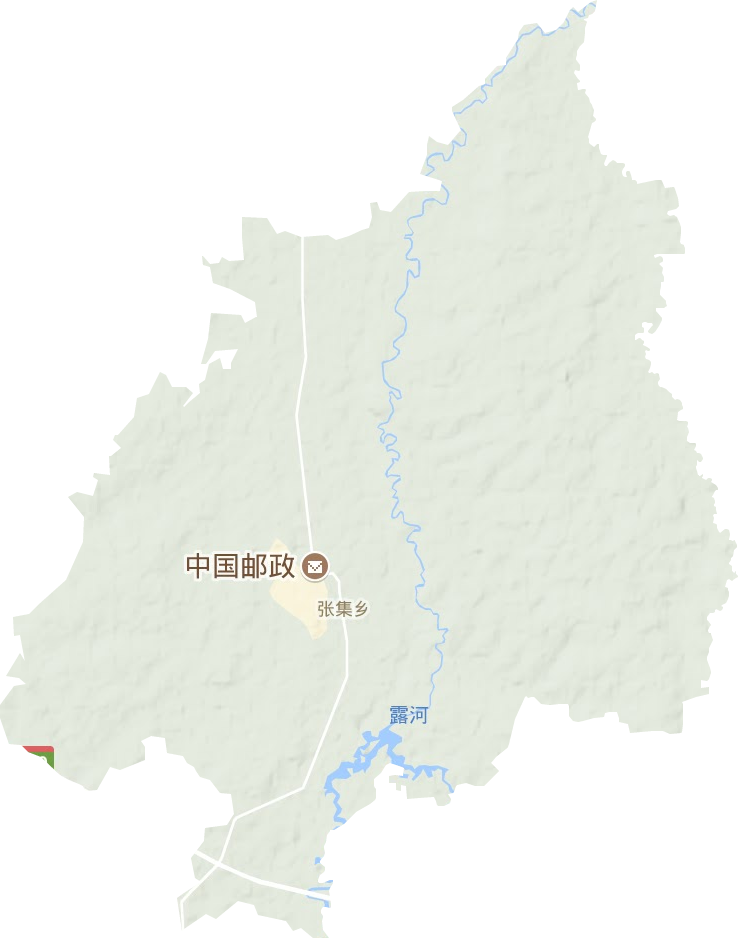 張集鄉地形圖