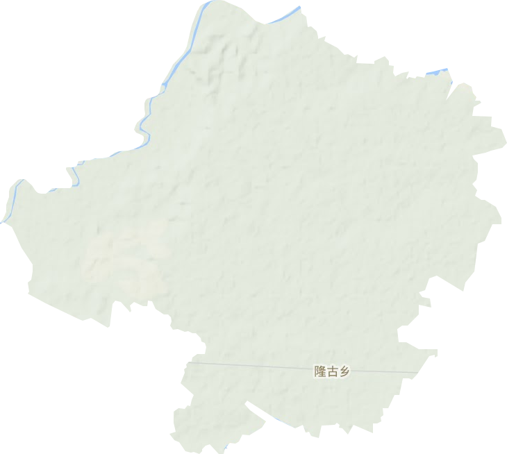 隆古鄉(xiāng)地形圖