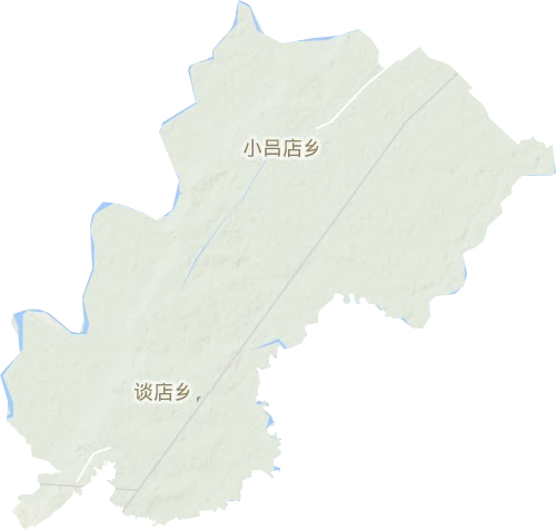 談店鄉(xiāng)地形圖
