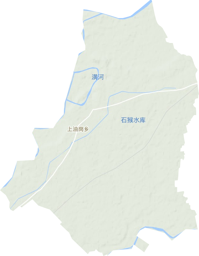 上油崗鄉(xiāng)地形圖