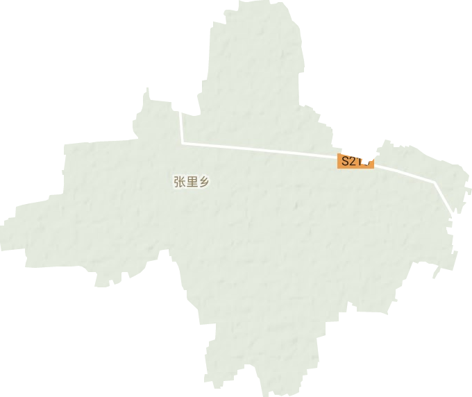 張里鄉(xiāng)地形圖