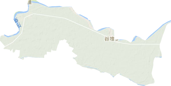 淮濱縣谷堆鄉地形圖