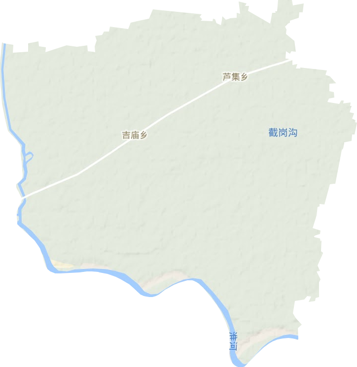 蘆集鄉地形圖