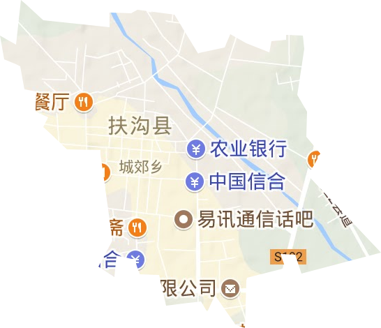 城關鎮地形圖