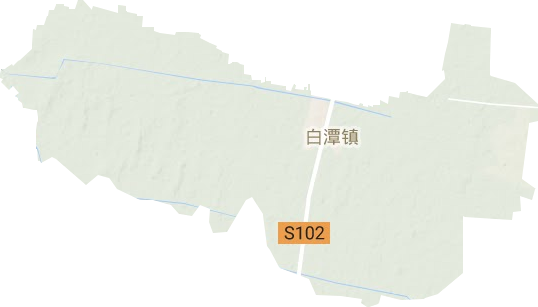 白潭鎮地形圖