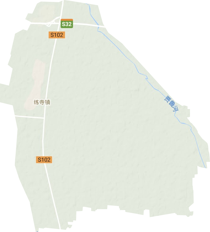 練寺鎮地形圖