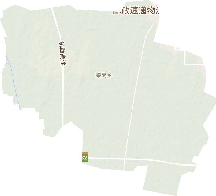 柴崗鄉地形圖
