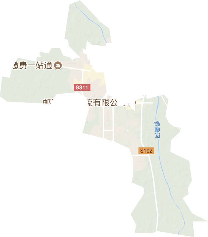城郊鄉(xiāng)地形圖