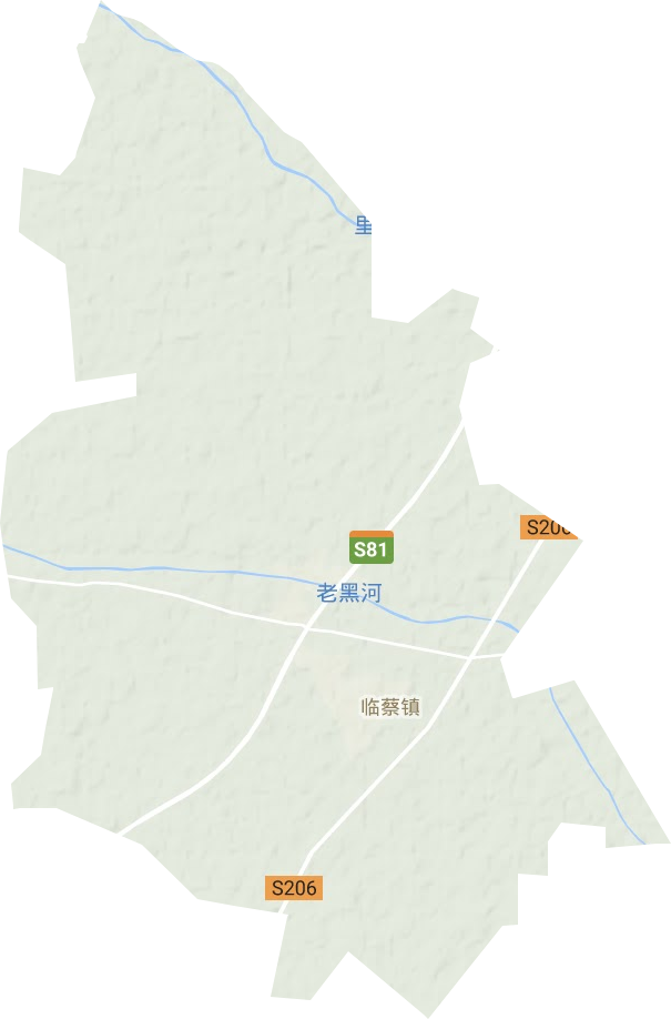 臨蔡鎮地形圖