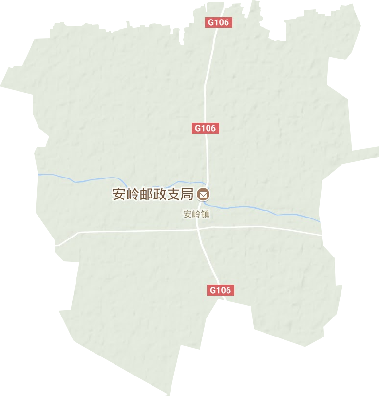 安嶺鎮地形圖