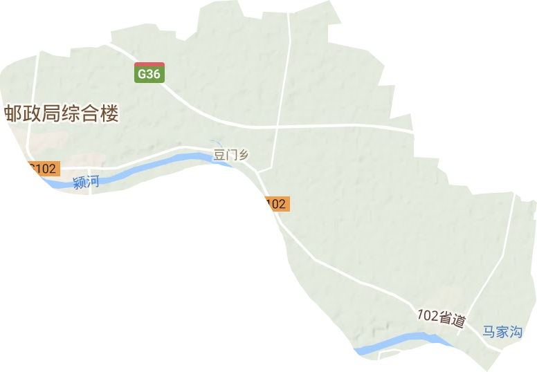 豆門鄉地形圖
