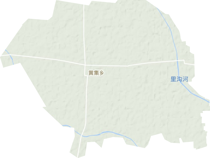 黃集鄉(xiāng)地形圖