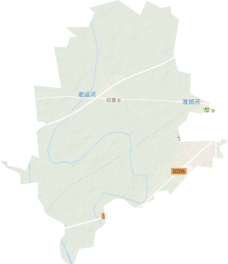 鄭集鄉地形圖