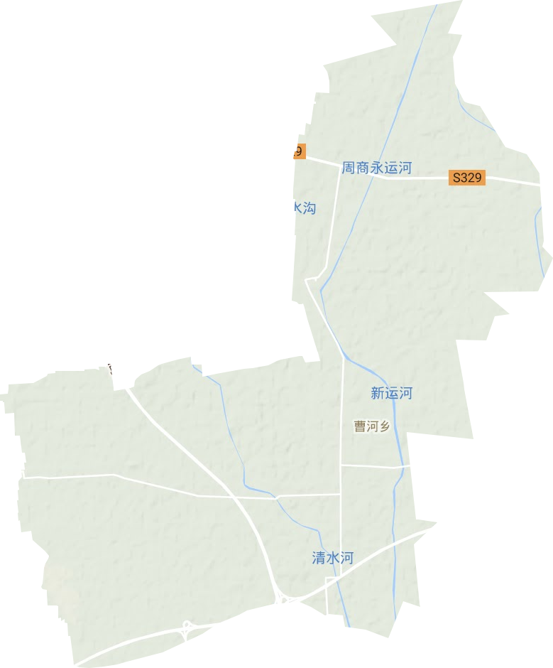 曹河鄉地形圖