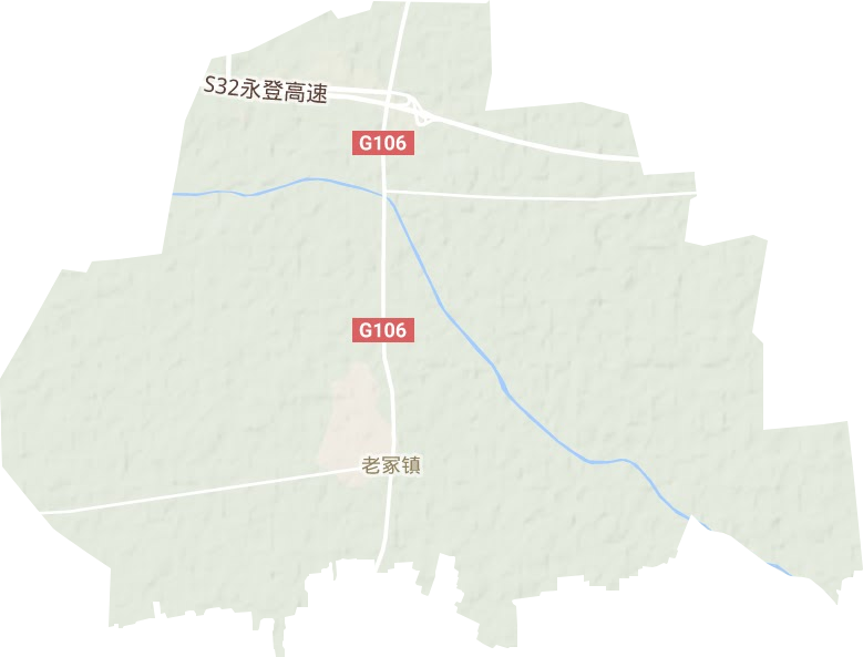 老冢鎮(zhèn)地形圖