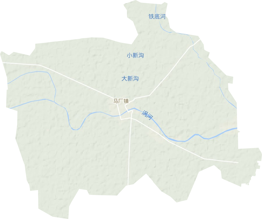 馬廠鎮(zhèn)地形圖