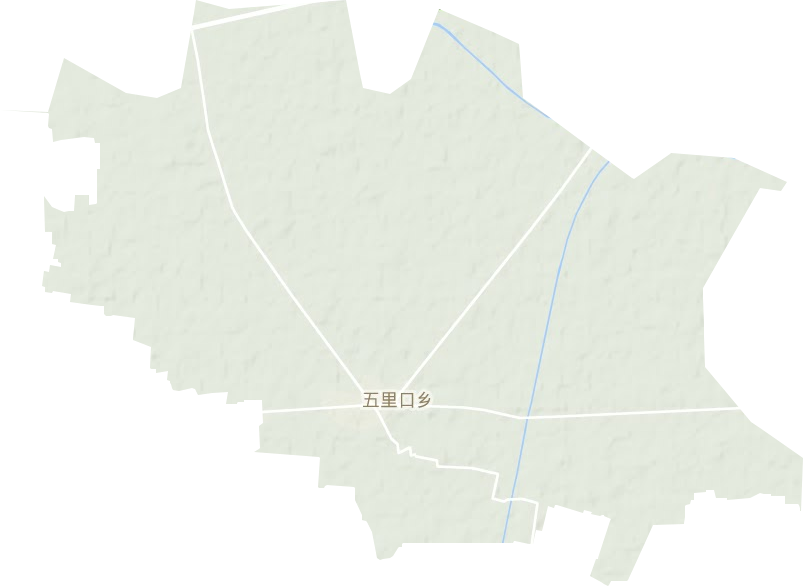 五里口鄉(xiāng)地形圖