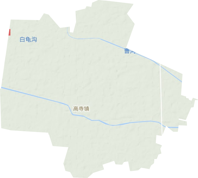 高寺鎮(zhèn)地形圖