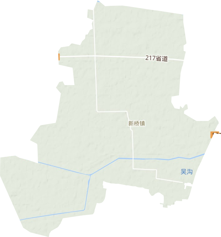 新橋鎮地形圖