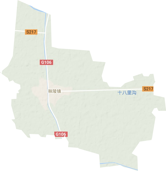 秣陵鎮地形圖