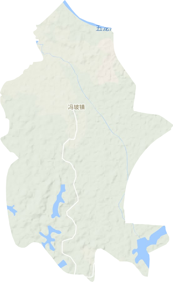 馮坡鎮地形圖