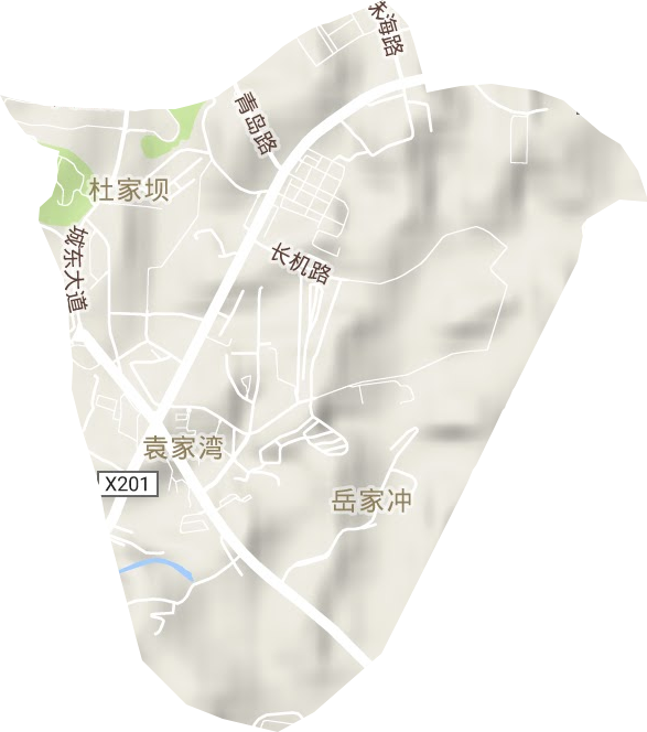 南苑街道地形圖