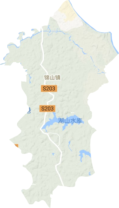 錦山鎮(zhèn)地形圖