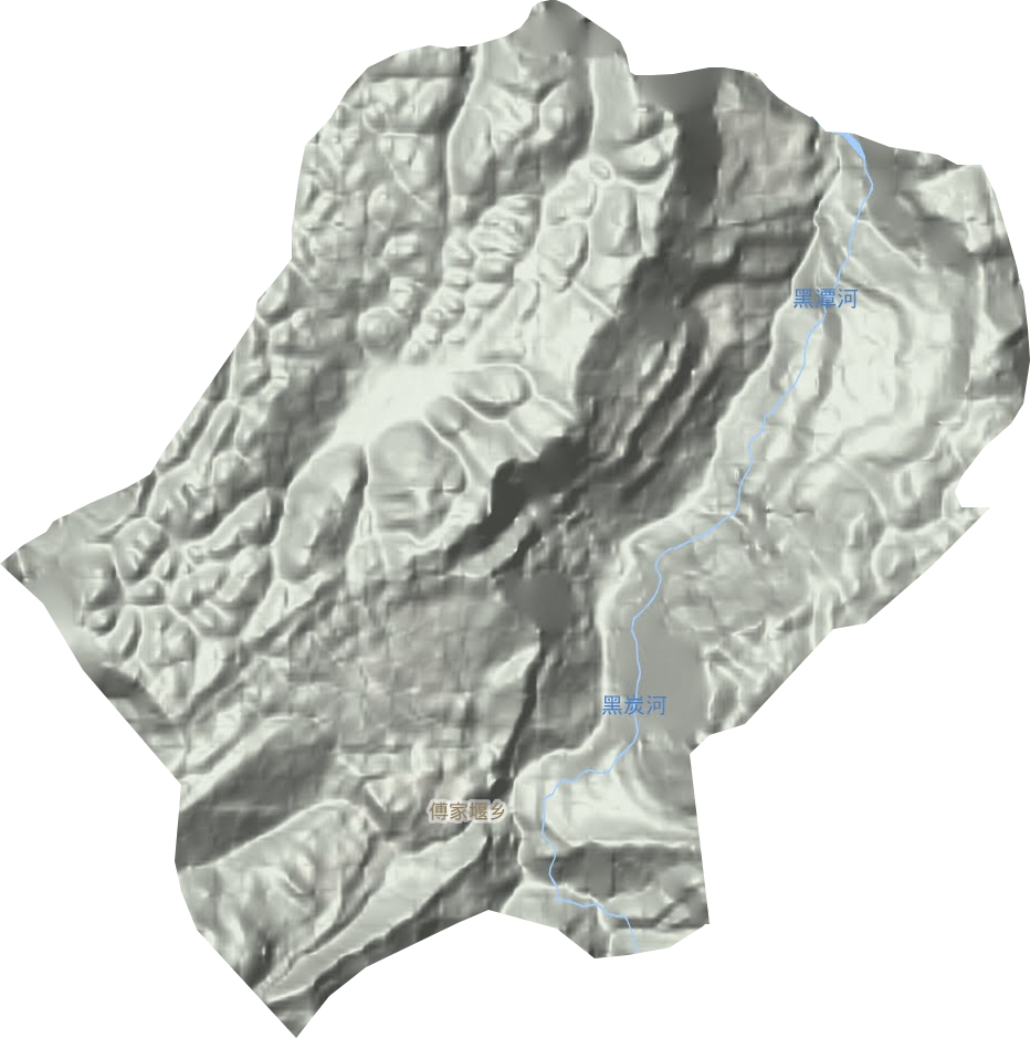 付家堰鄉(xiāng)地形圖