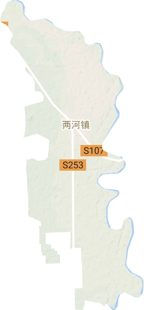 當陽市兩河鎮地形圖