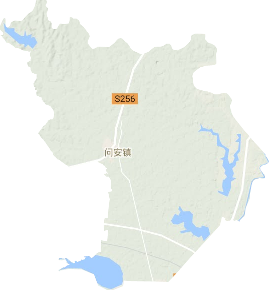 問安鎮(zhèn)地形圖